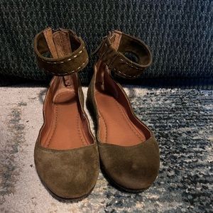 Frye Carson ankle ballet flats